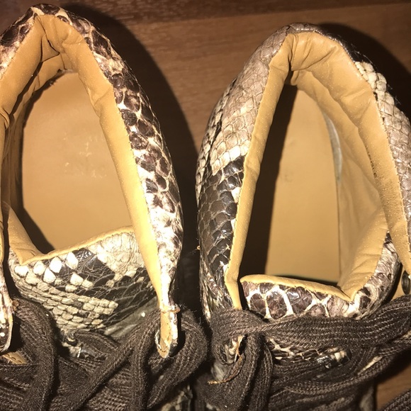 Vintage Beau & Ashe Snake Skin Pattern Platform - Picture 5 of 6